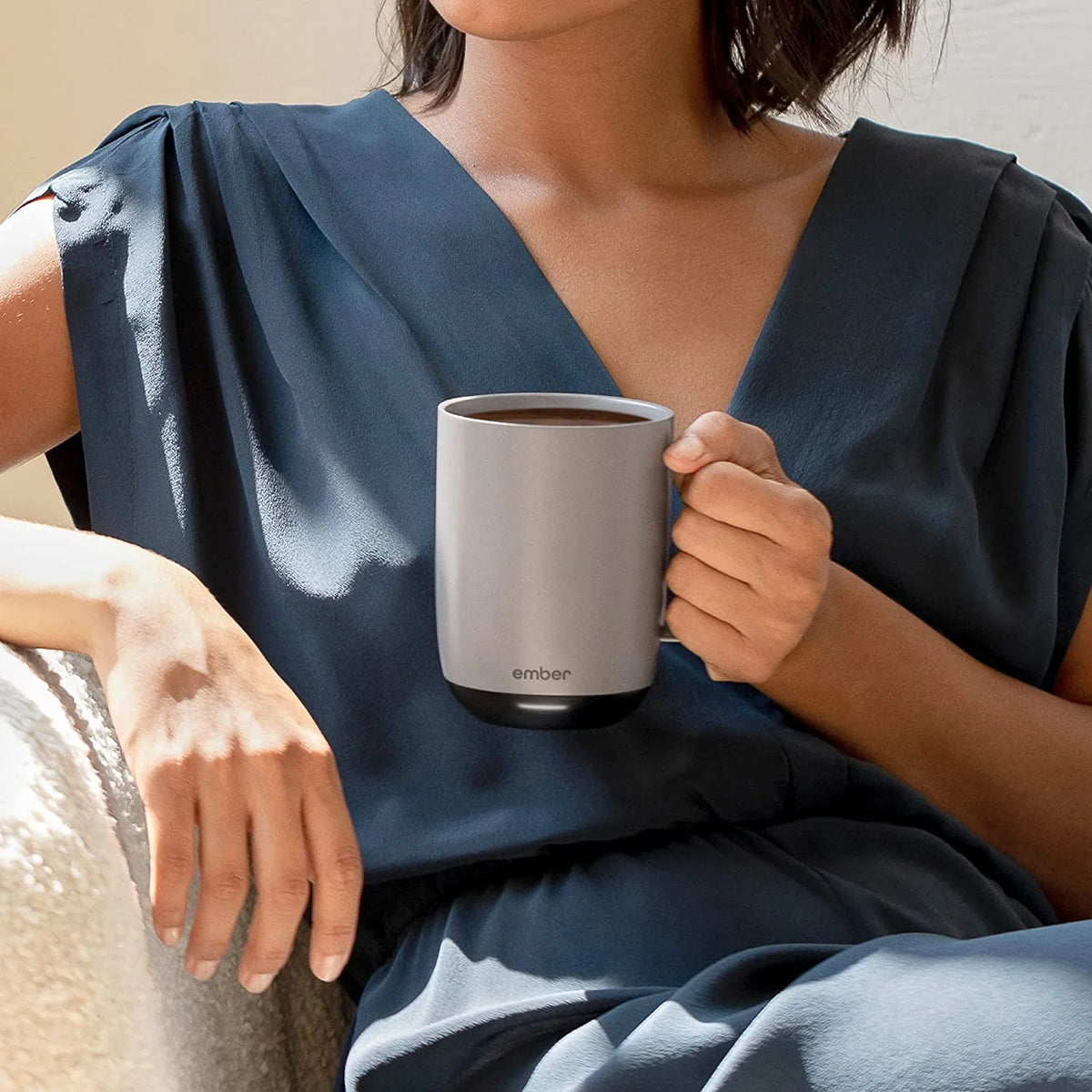 14 oz Grey App Controlled Heated Coffee Mug M698864