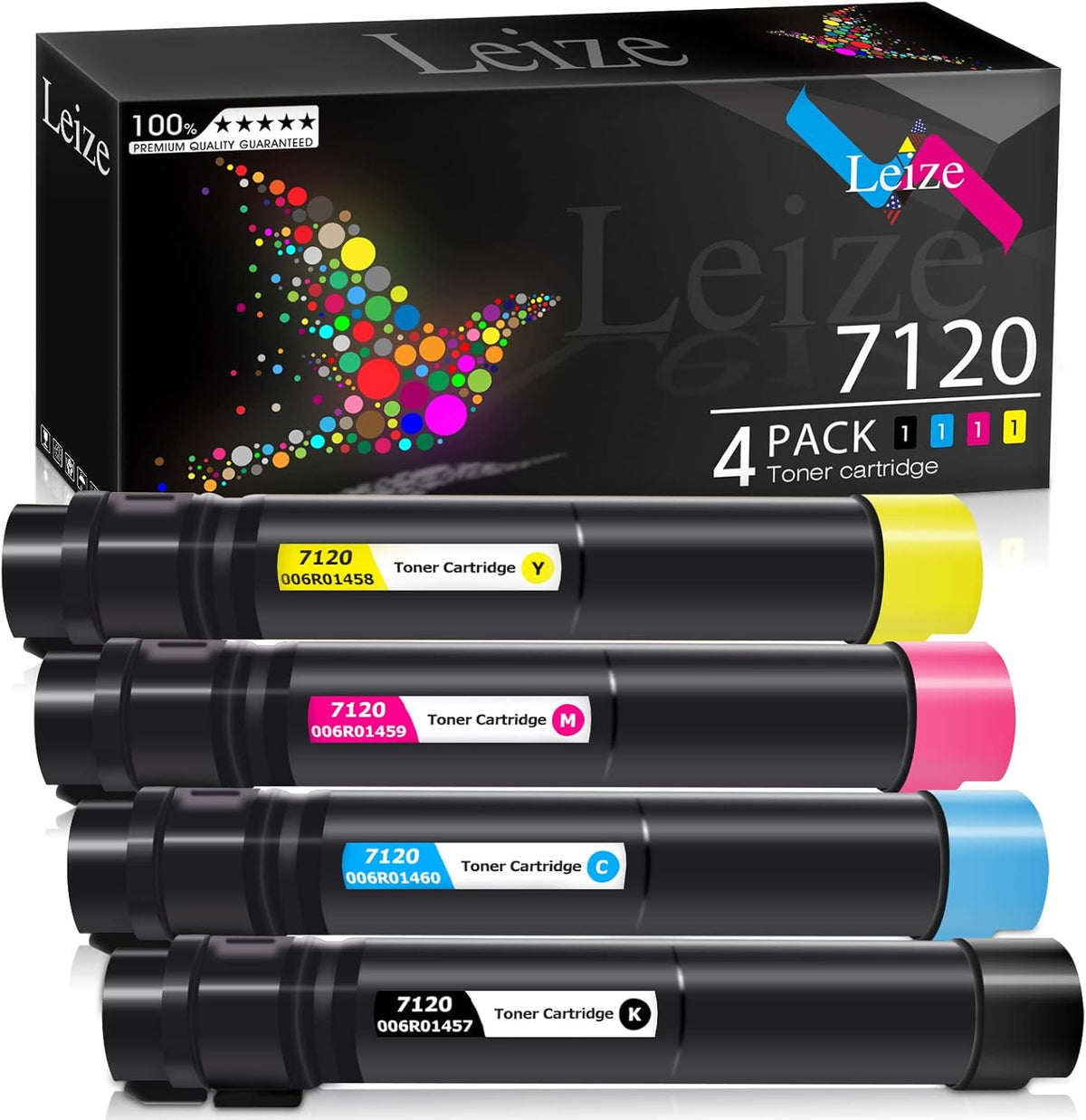 Compatible 7120 Toner Cartridge Replacement for Xerox WorkCentre 7120 7125 7220 7225 Printer Black H6915