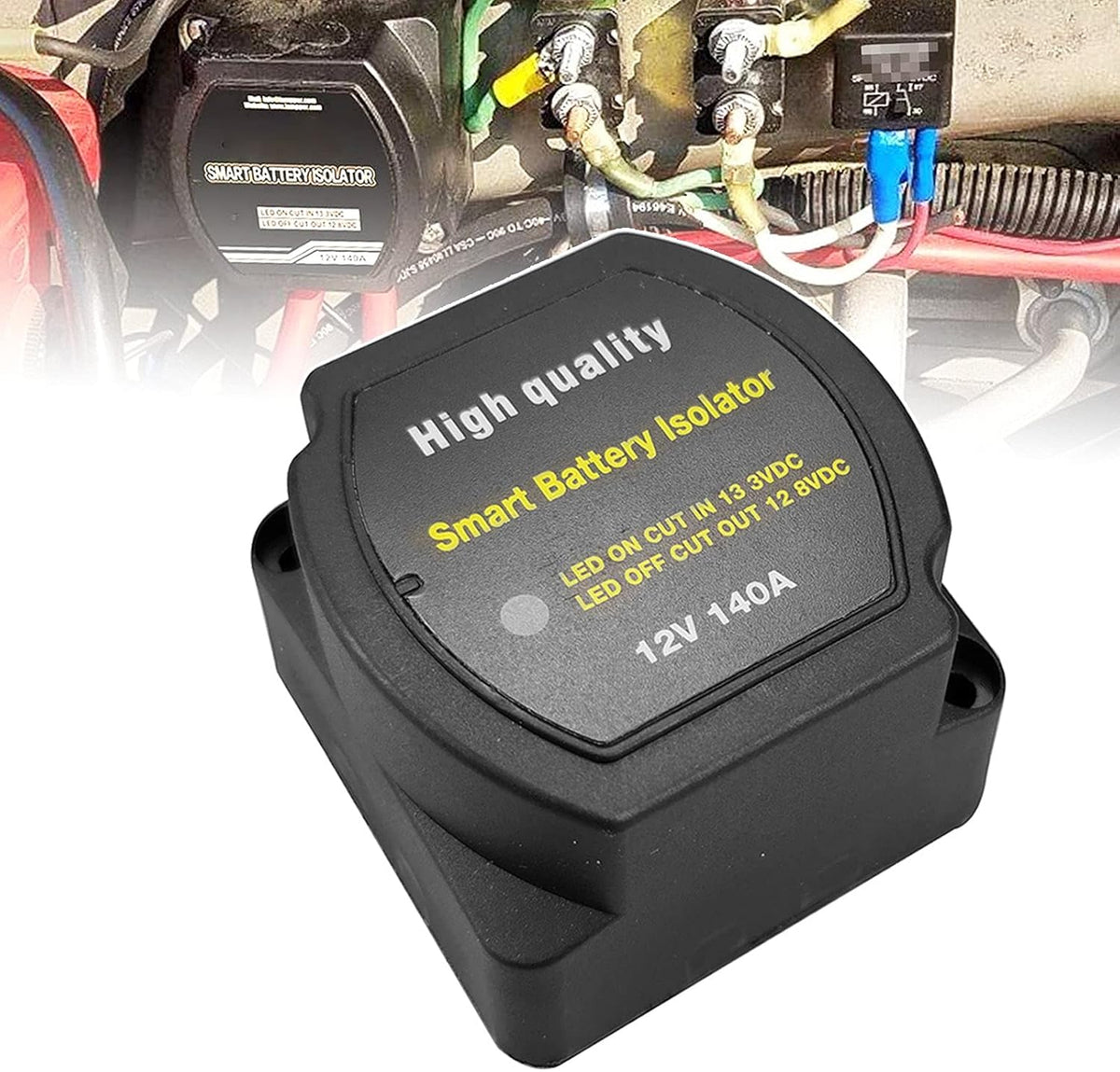 12V 140Amp Dual Battery Isolator Kit Pack of 2 Q7509