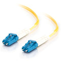 10m LC-LC 9/125 OS1 Duplex Singlemode PVC Fiber Optic Cable Yellow L182542