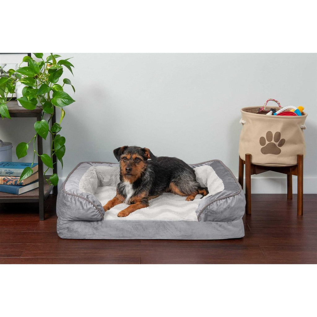 Velvet Sofa Dog Bed I445975