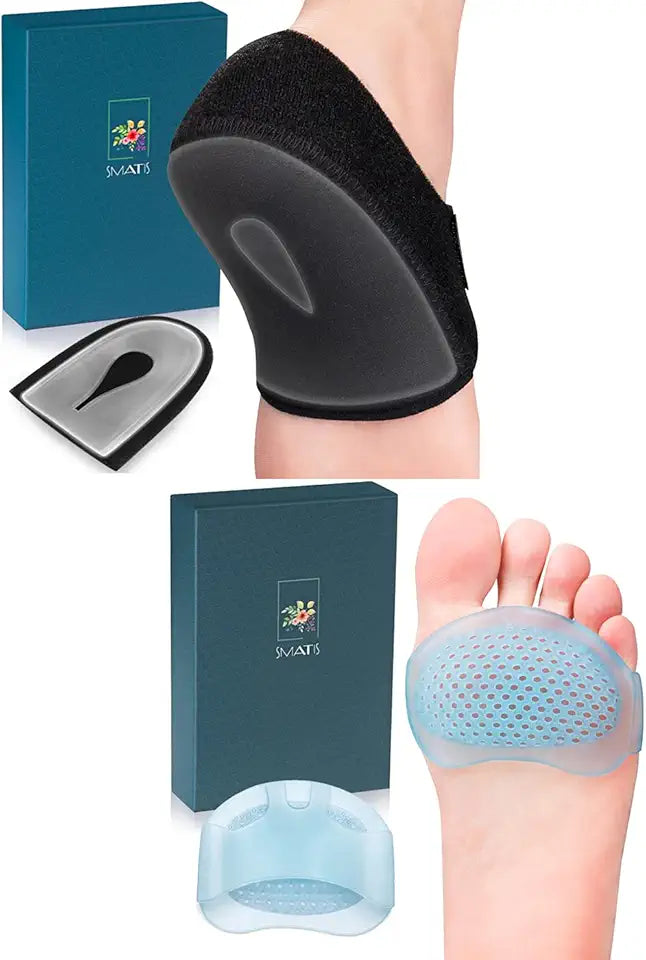 Heel Protectors, Heel Cups, Metatarsal Pads Soft Gel Ball of Foot Pads T336254