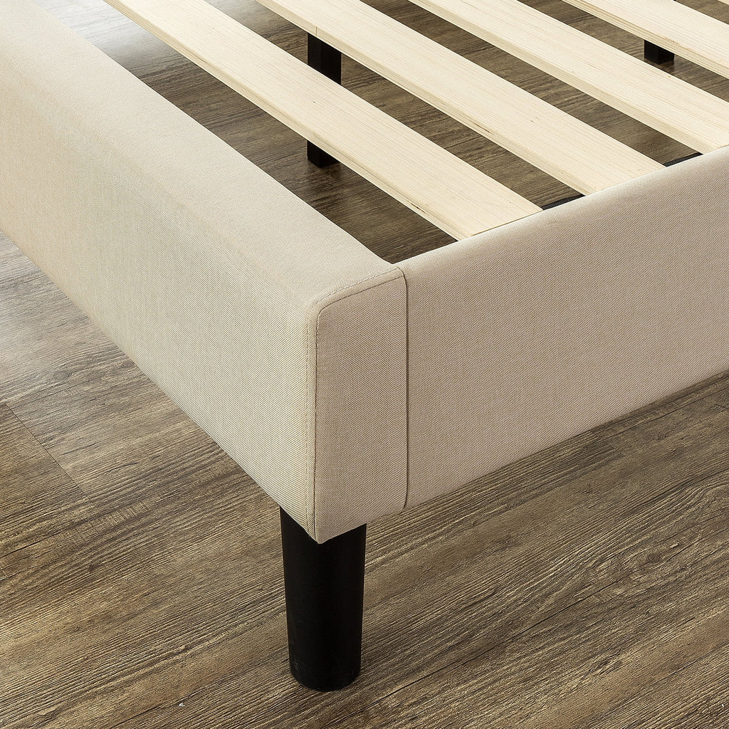 Queen Upholstered Platform Bed Frame R514
