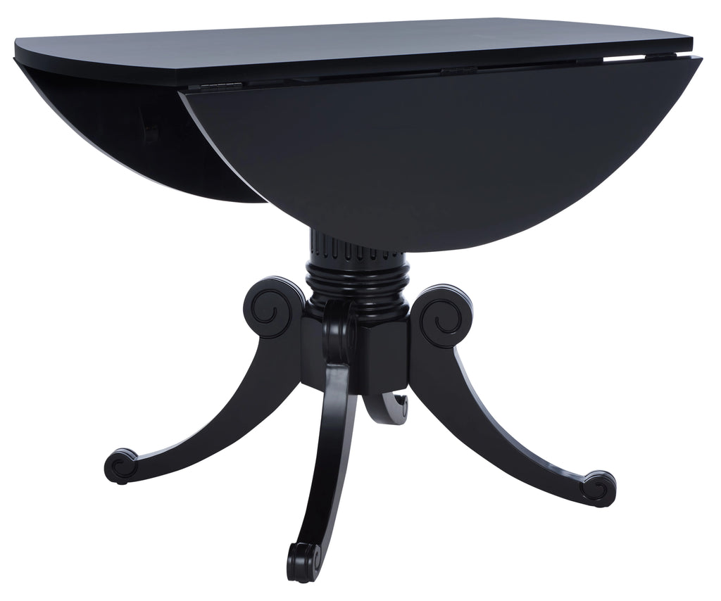 Black Foldable Leaf Dining Table P556383