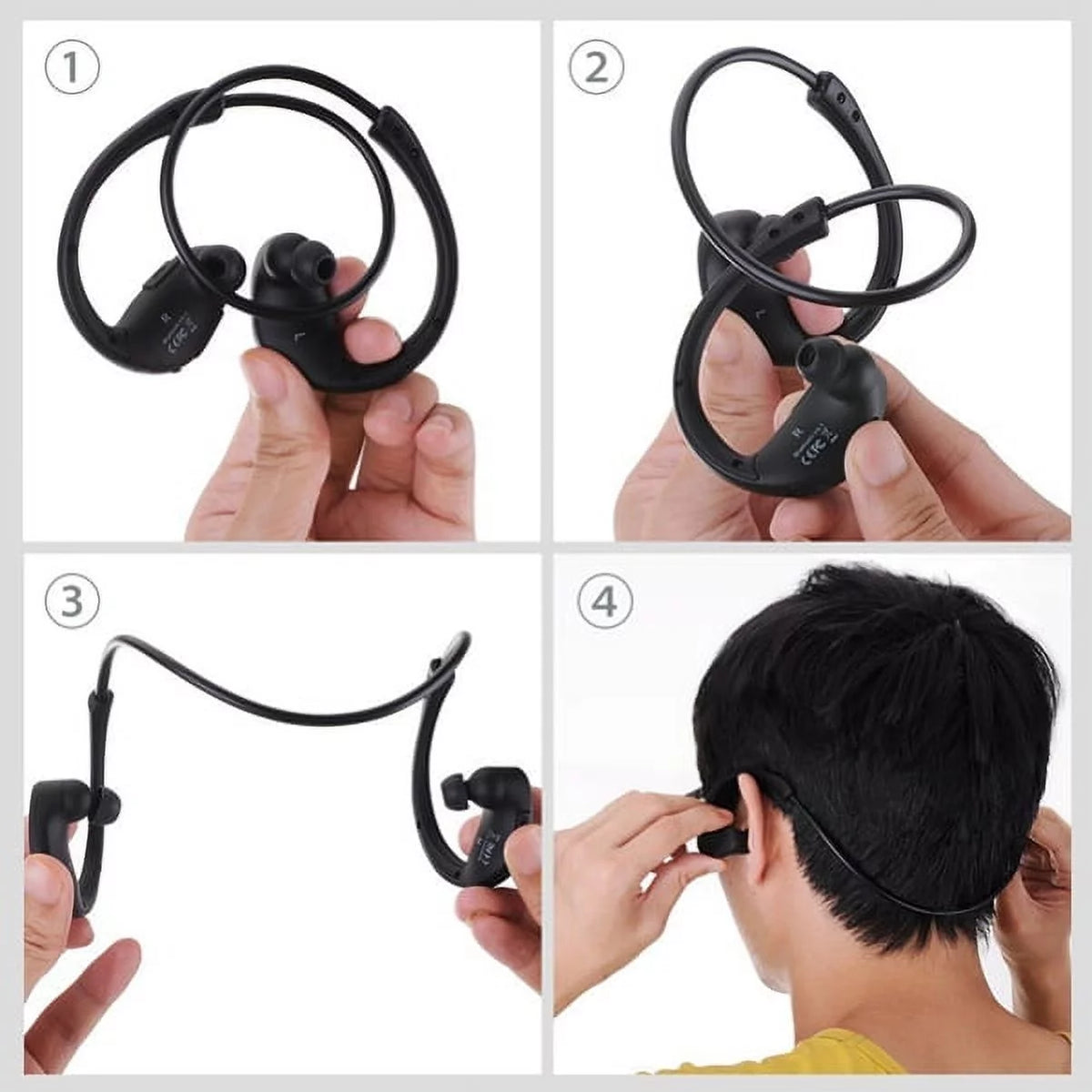 Wireless Headphones + Running Waist Bag Combo N5954