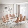 9 Piece Glass Top Dining Set O82400