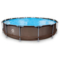 15 Foot x 33 Inch Steel Frame Above Ground Swimming Pool L304685