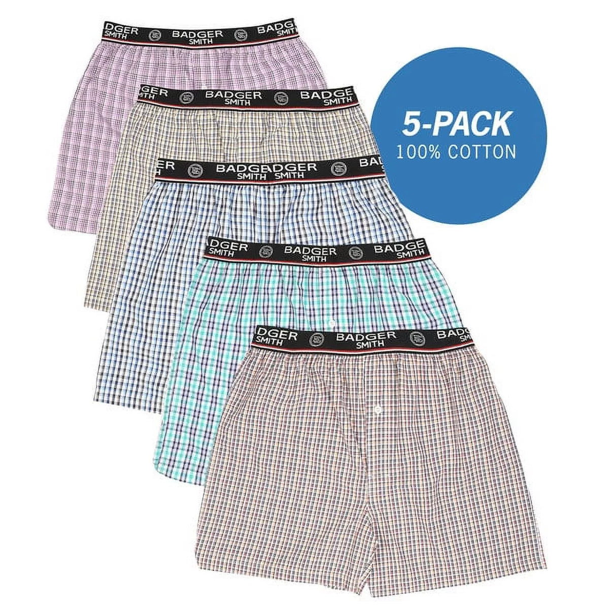 Men's 100% Cotton Boxer Shorts E532181