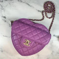 Purple Black Coin Purse B516
