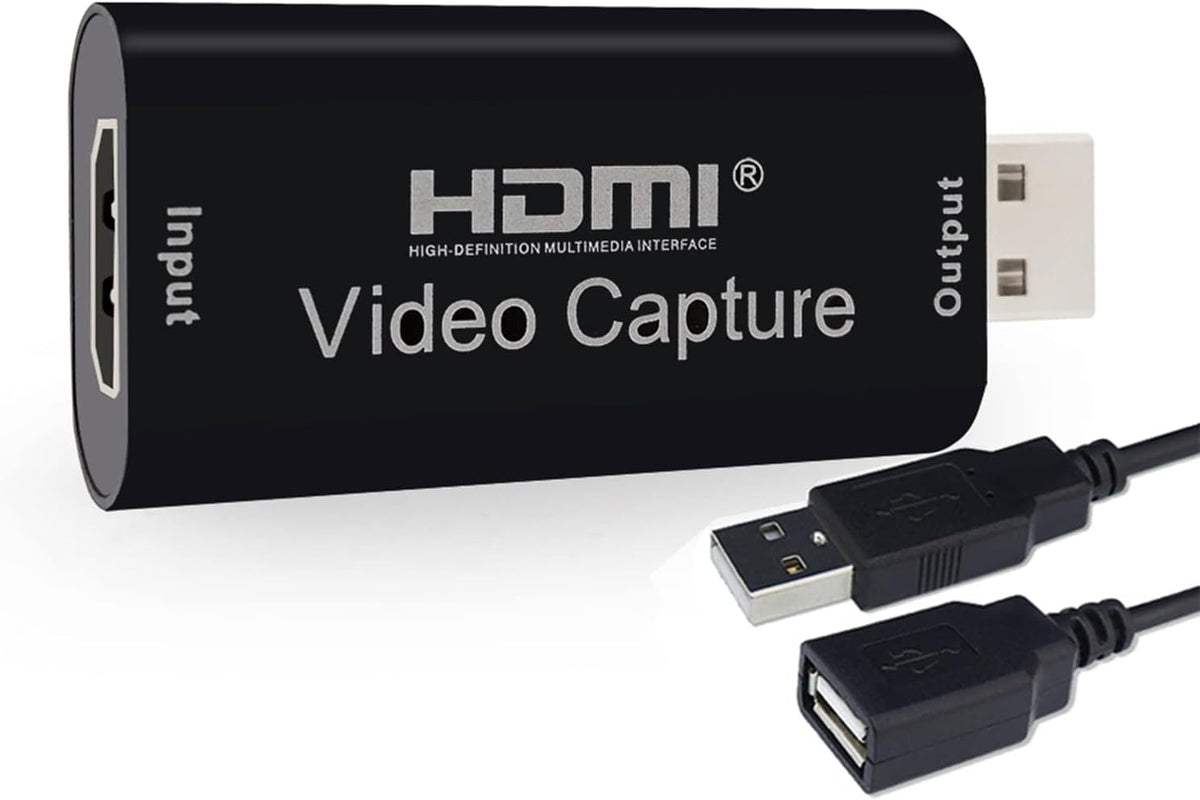 USB Video Capture Card 1080FHD HDMI Input Pack of 2 B6242
