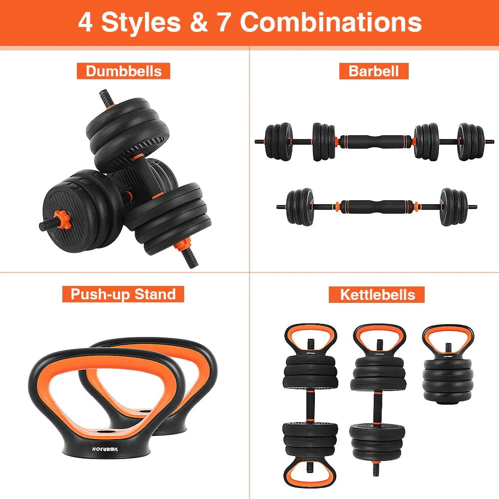 55lb Adjustable Dumbbell Set H489