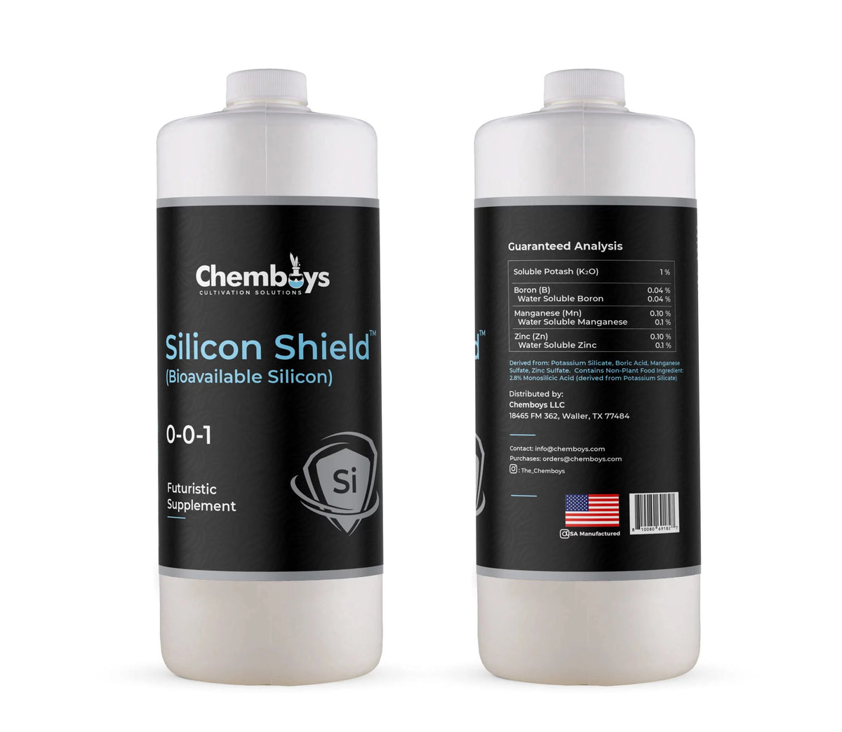 Silica Plant Supplement with Bioavailable Silicone 1 Quart D7802