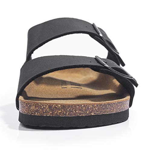 Arch Support Slides with Adjustable Buckle Straps and Cork Footbed Z2959