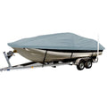 Grey Boat Cover for 19.5 Sterndrive Deck Boats S174