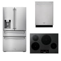 30 Induction Cooktop, Refrigerator with Water and Ice Dispenser, Dishwasher W685