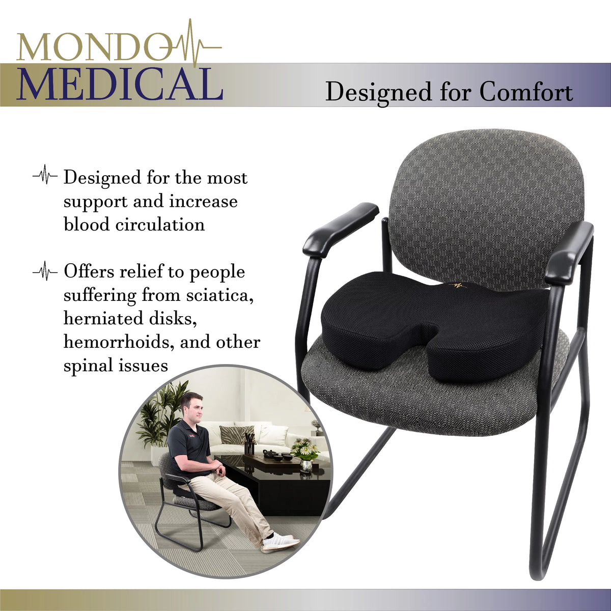 Orthopedic Seat Cushion F9268