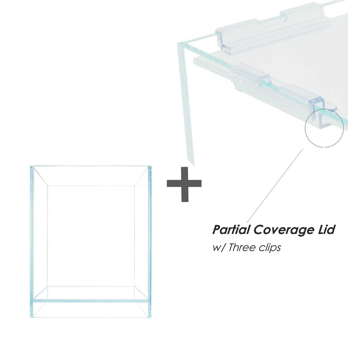 Nano Tall Rimless Low Iron Aquarium X807