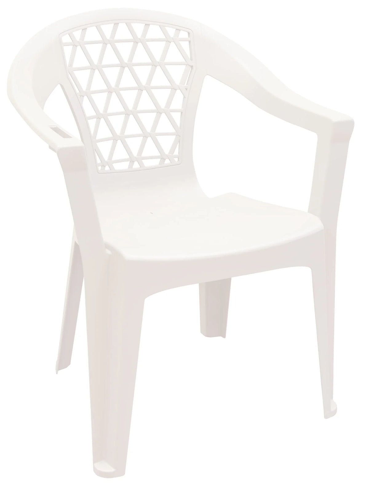 Gray Resin Stack Chair with Phone Holder F64274