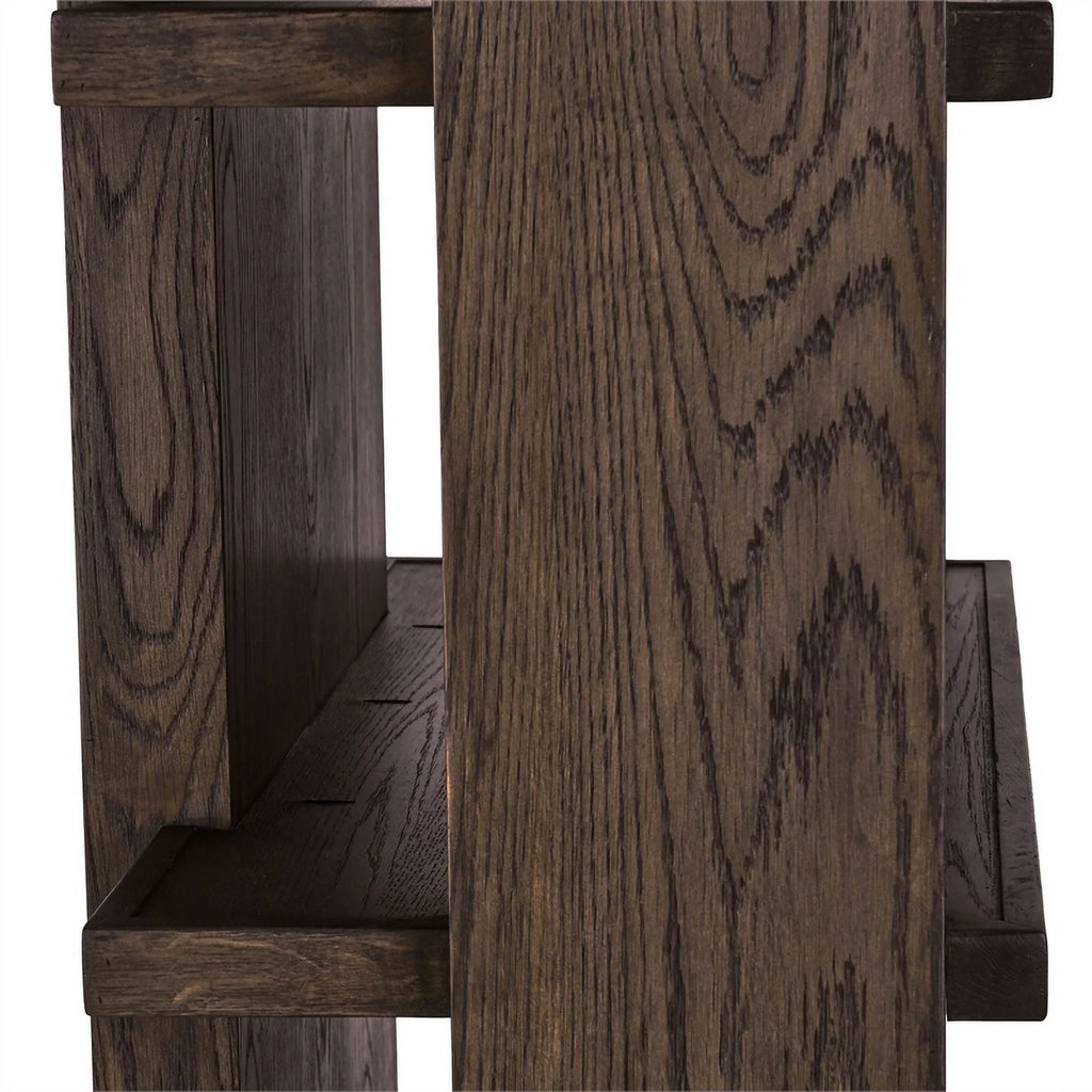 6 Shelf Tall Wood Bookcase E4470