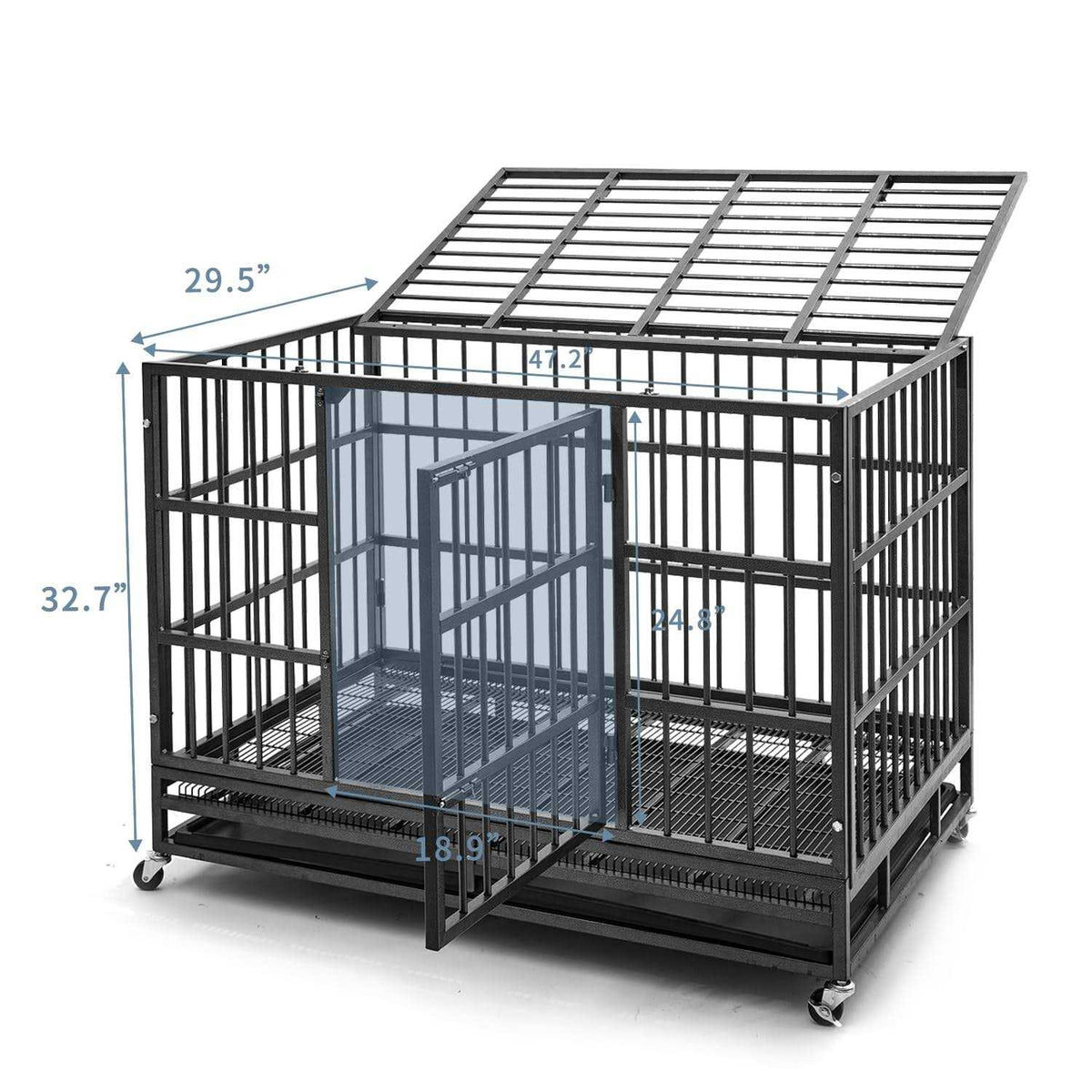 48 inch Heavy Duty Steel Dog Crate F462753