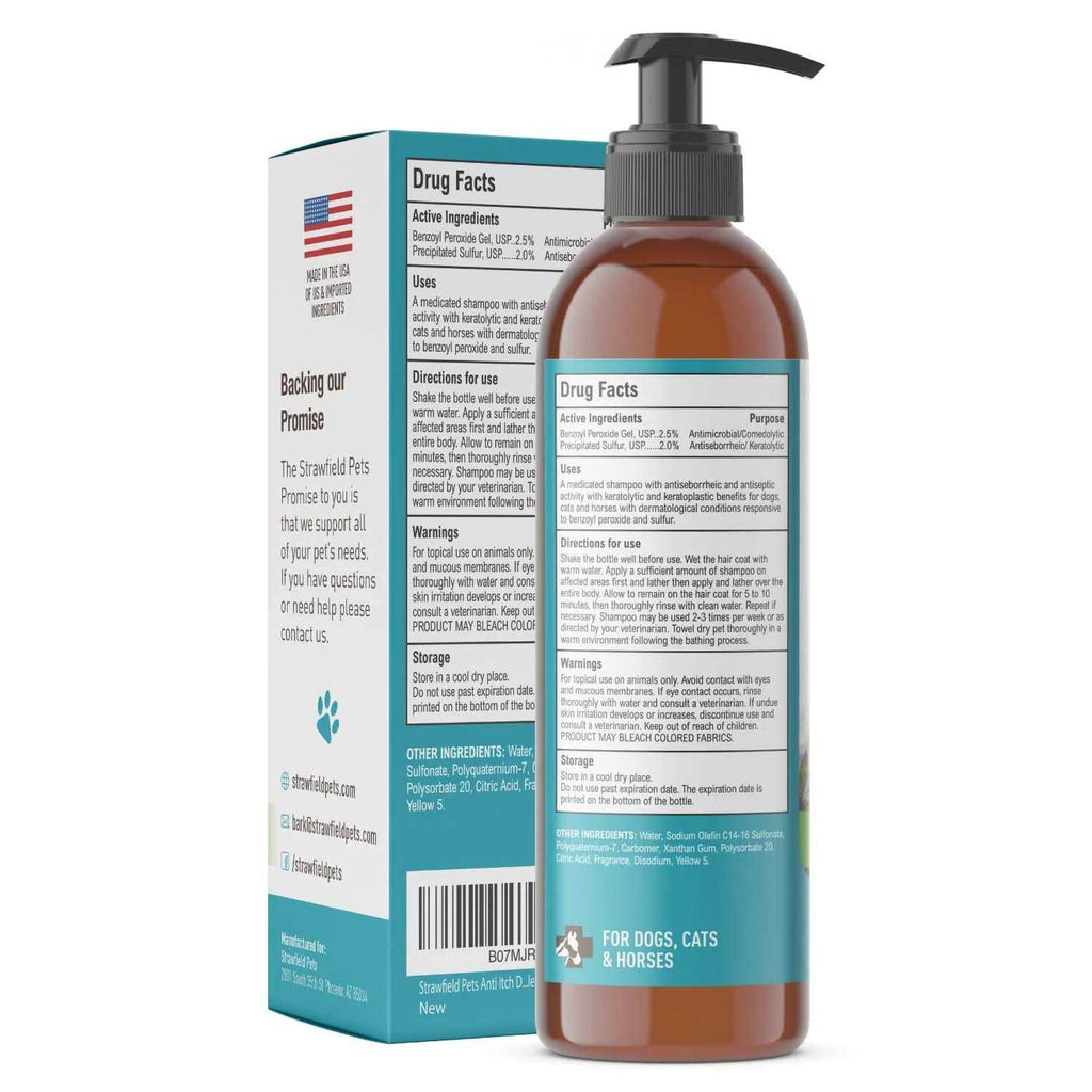 Benzoyl Peroxide Shampoo for Dogs & Cats E34132