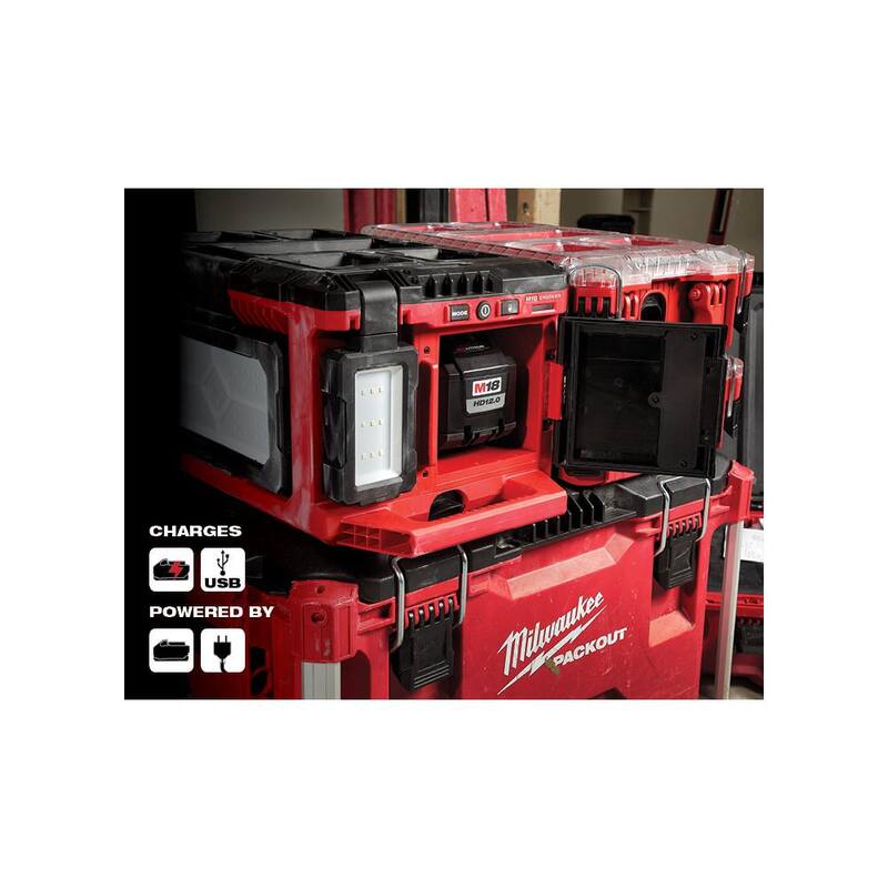 18-Volt Cordless 3000 Lumens LED Light with Built-In Charger K319581