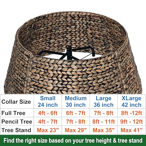 Rattan Christmas Tree Collar H922412