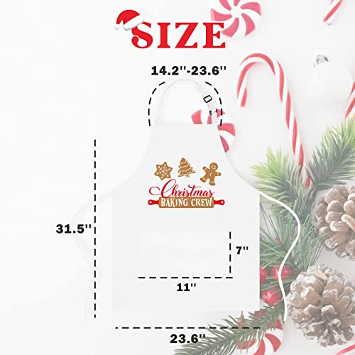 Christmas Baking Apron with 2 Pockets J520