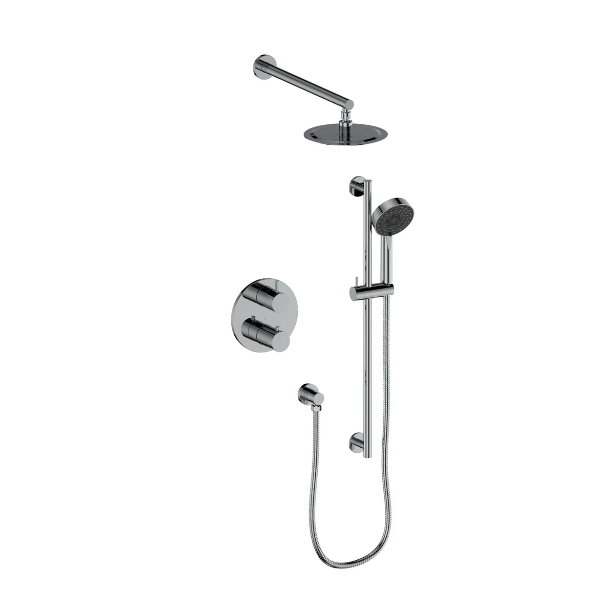 Chrome Thermostatic Shower System P4216
