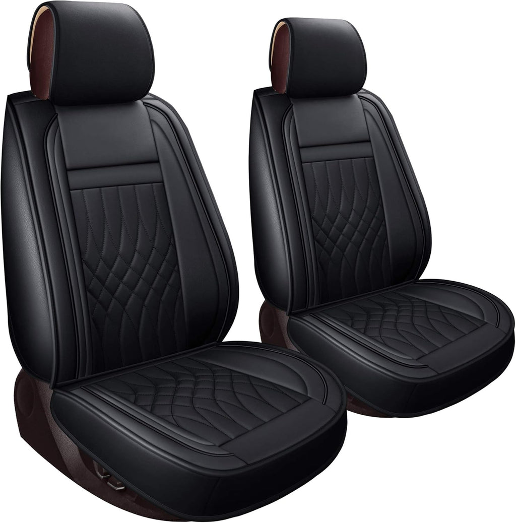 Pickup Seat Covers Crew Cab Faux Leather Gray Full Set S159600