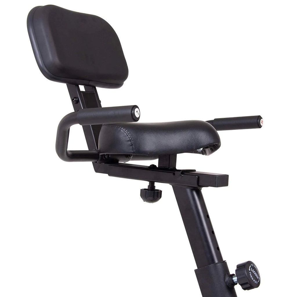 Upright Fan Bike Manual Resistance Heart Rate Monitor D4103