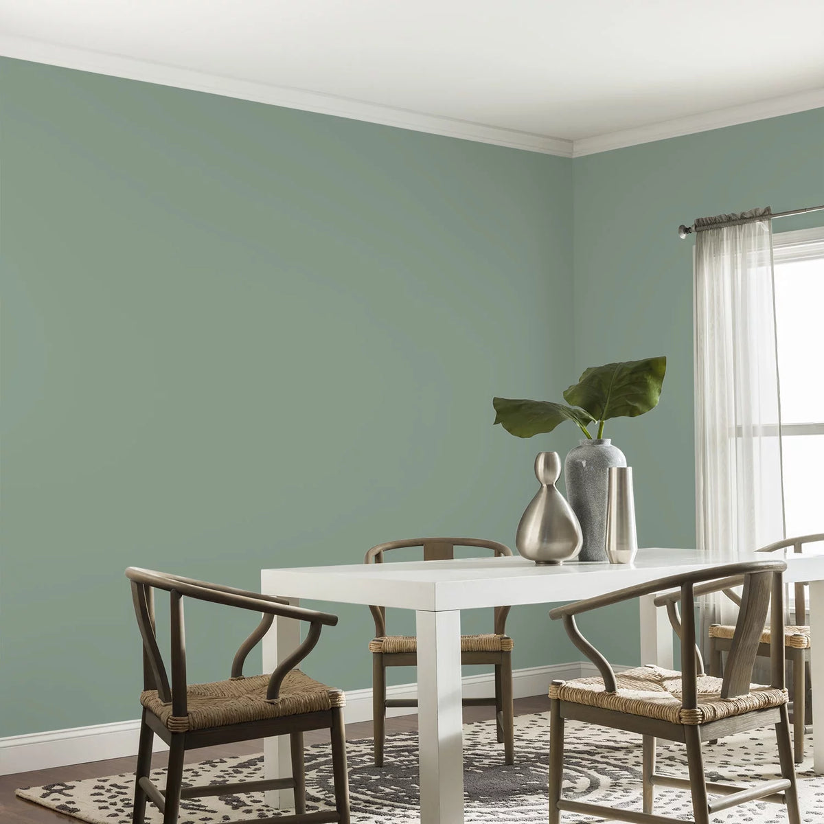 Interior Paint Green Eggshell 1 Gallon N260
