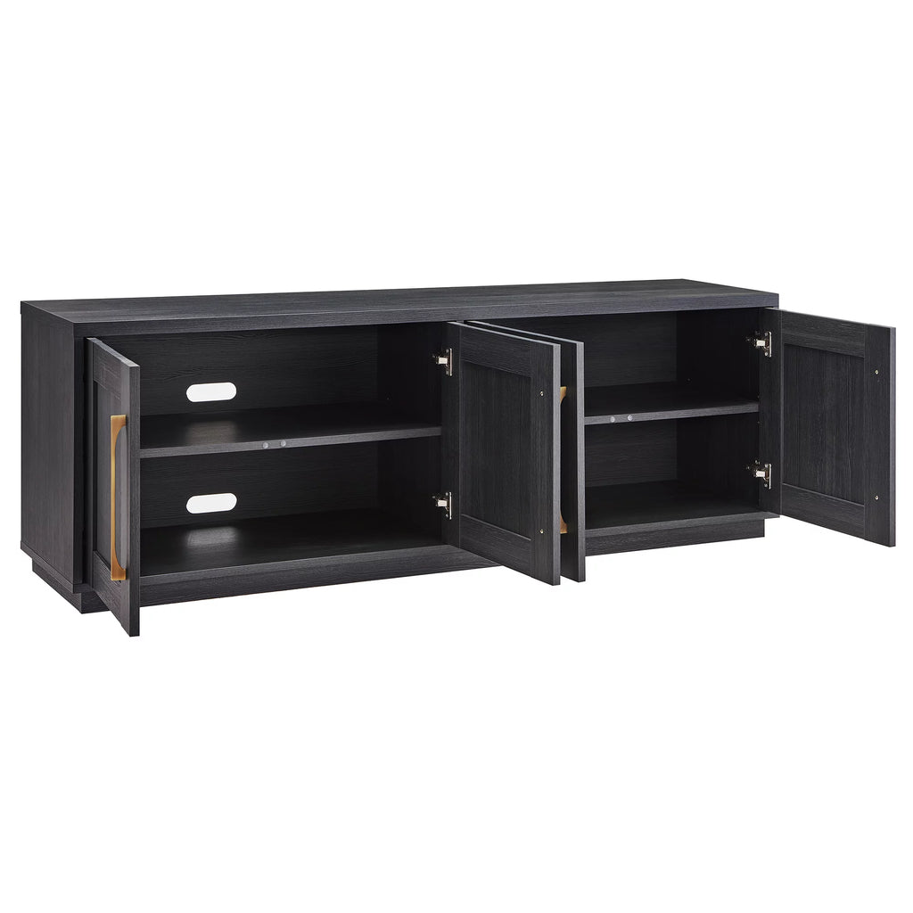 Charcoal Gray Rectangular TV Stand B600