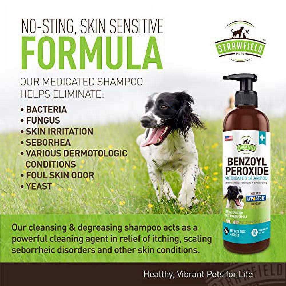 Benzoyl Peroxide Shampoo for Dogs & Cats E34132