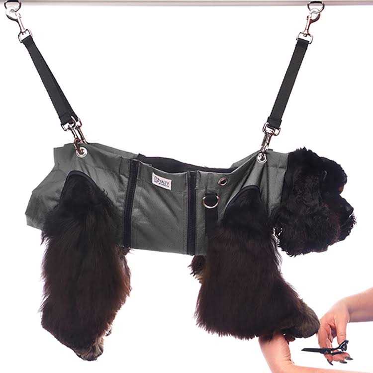 Black Pet Nail Grooming Hammock H6008