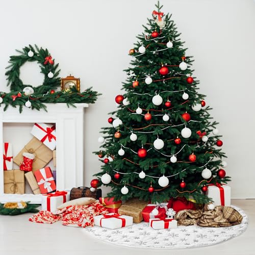 Knitted Christmas Tree Skirt 48 inches F89983