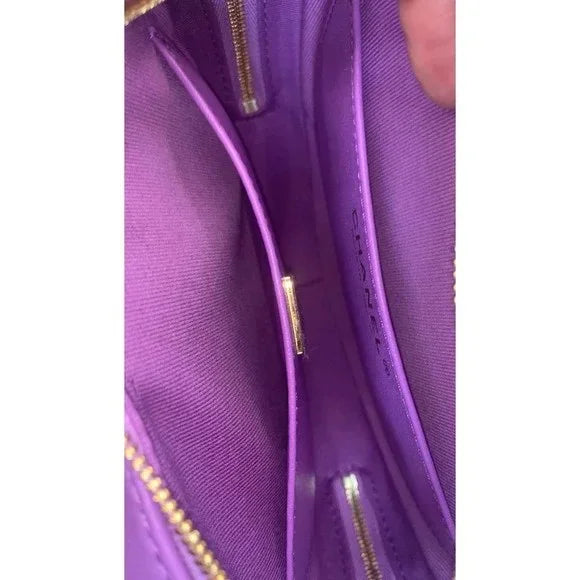 Purple Black Coin Purse B516