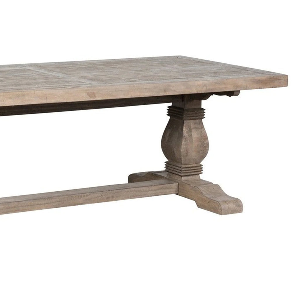 Reclaimed Wood Dining Table with Trestle Base R4076