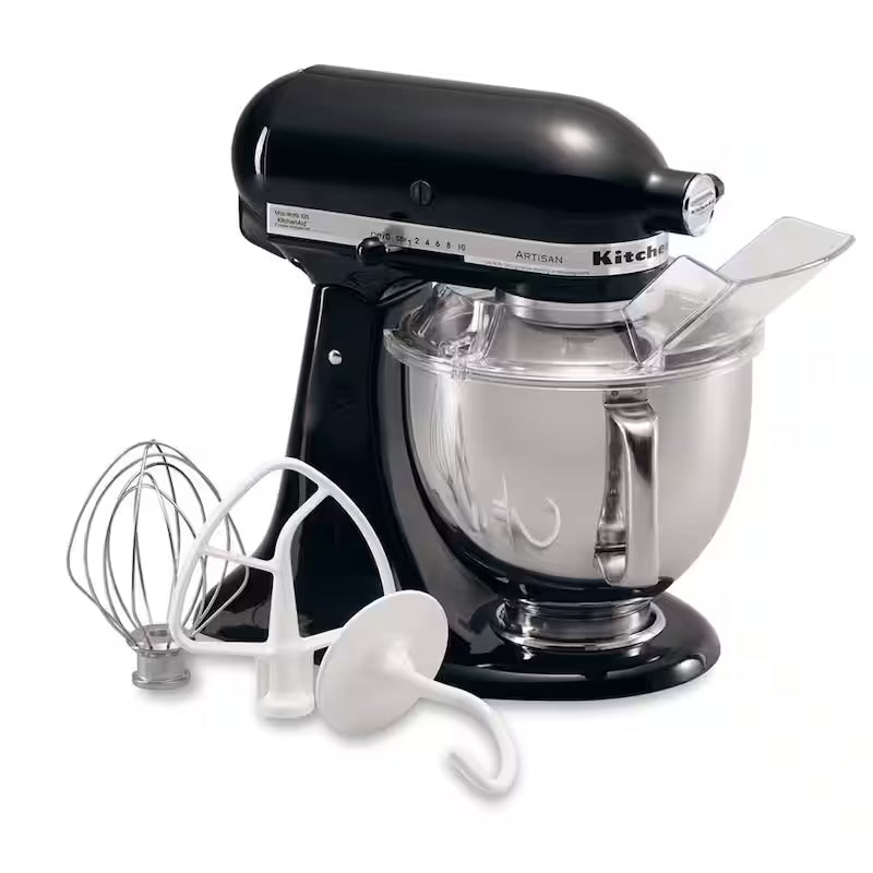 5 Qt. 10-Speed Onyx Black Stand Mixer with Attachments F4627