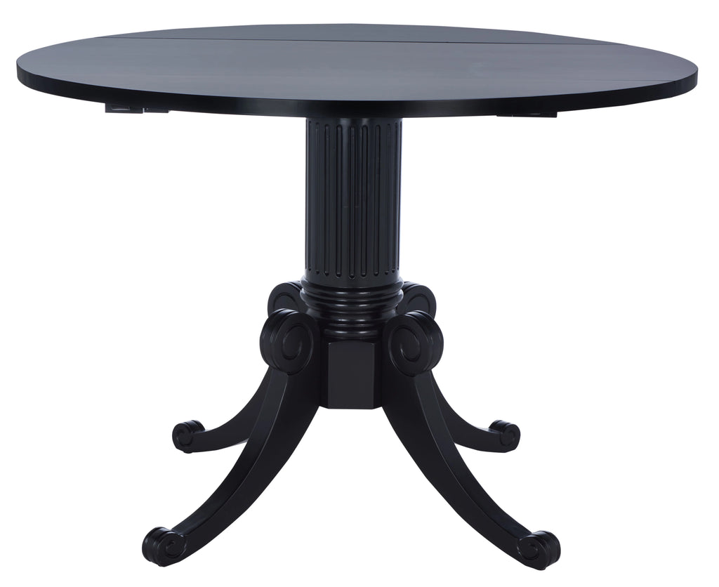 Black Foldable Leaf Dining Table P556383