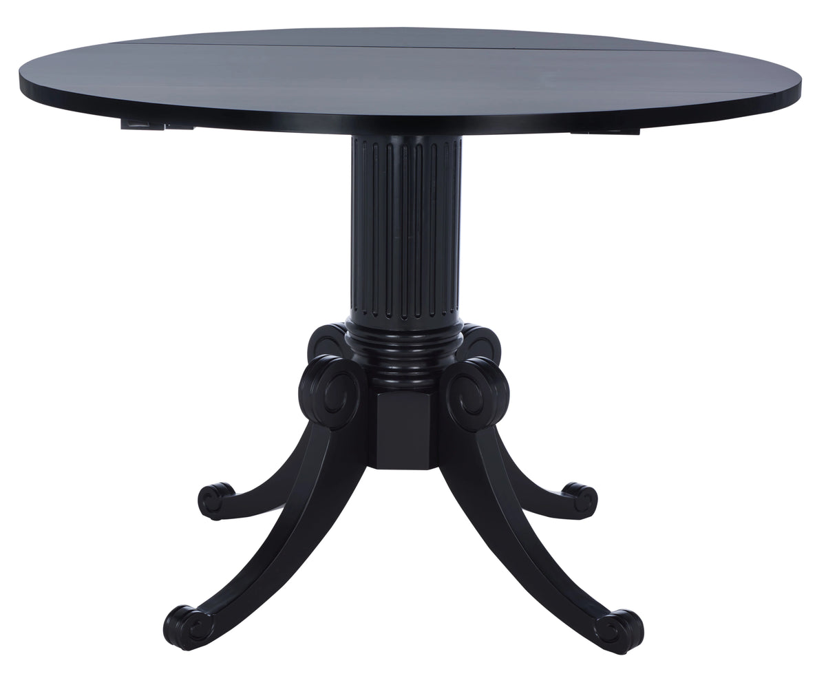 Black Foldable Leaf Dining Table P556383