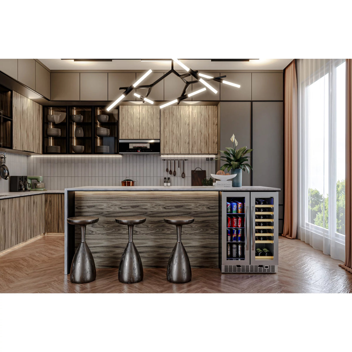 24 in. Dual Zone Wine and Beverage Cooler X704072