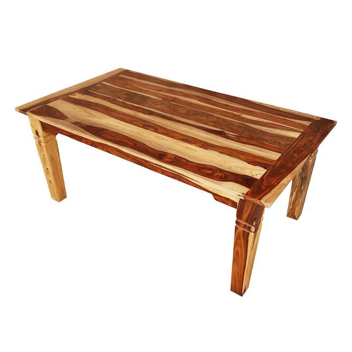 Solid Sheesham Wood 72" Rectangular Dining Table A5889