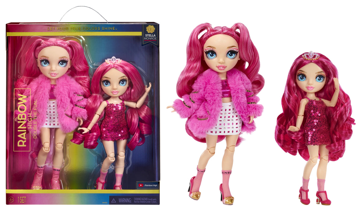 Pink 9in Fashion Dolls 2 Pack K281075