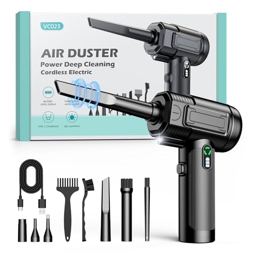 100000RPM Cordless Electric Air Duster with LED Light O16322