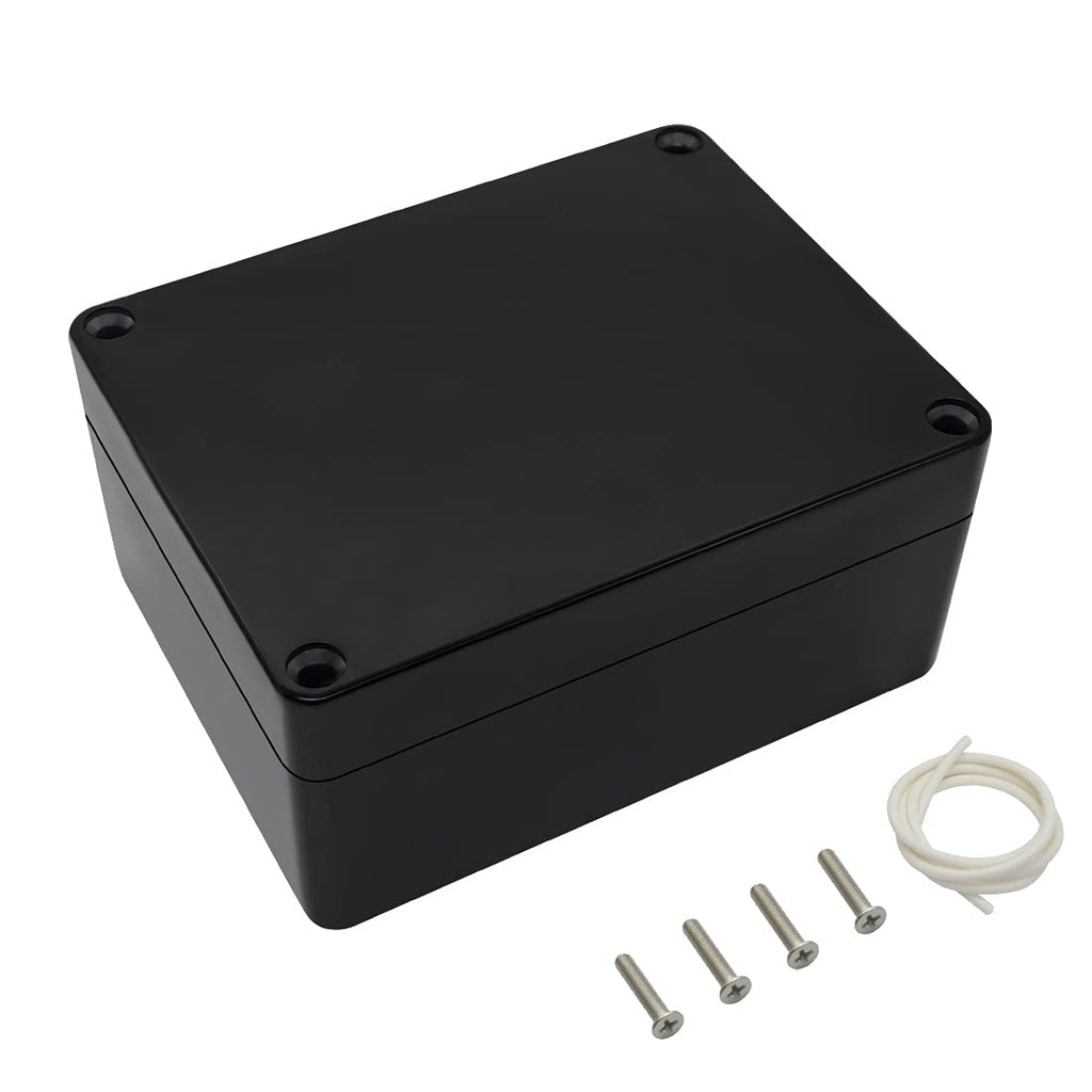 ABS Plastic Electrical Project Box Black 4.5 x 3.5 x 2.1 inch G918217