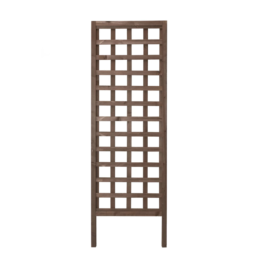 Walnut-Tone Square Lattice Trellis W102927