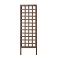 Walnut-Tone Square Lattice Trellis W102927