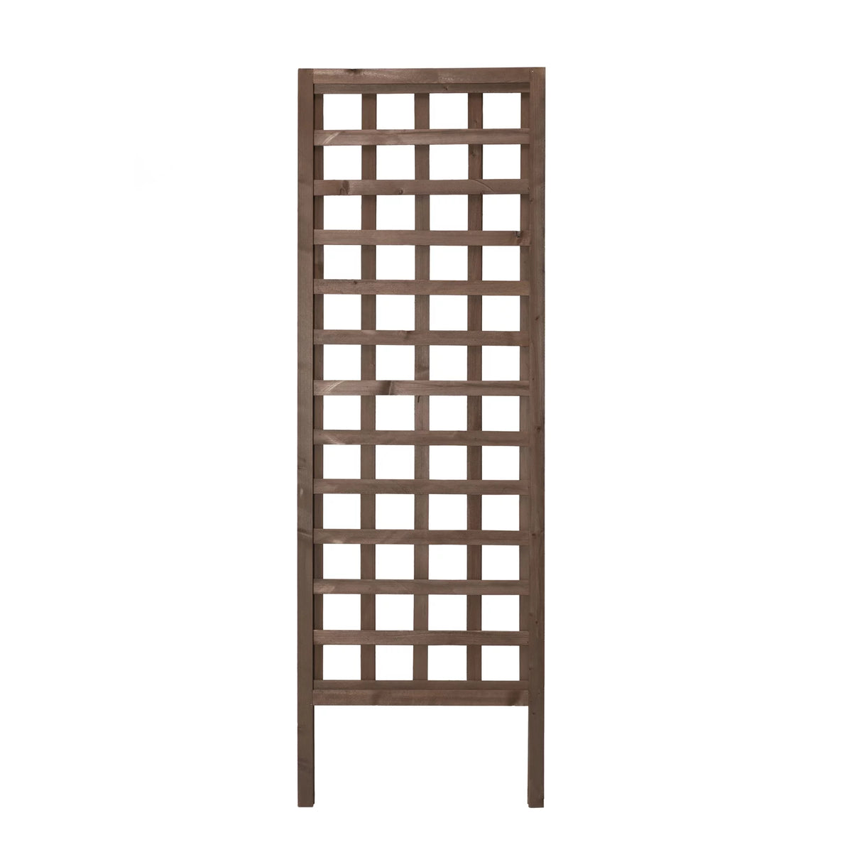 Walnut-Tone Square Lattice Trellis W102927