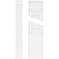 Flat Panel PVC Pilaster with Decorative Capital & Base (Pair) Y53327